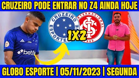 cruzeiro globo esporte|situação do cruzeiro hoje.